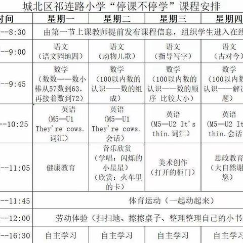 停课不停学 进步不停歇