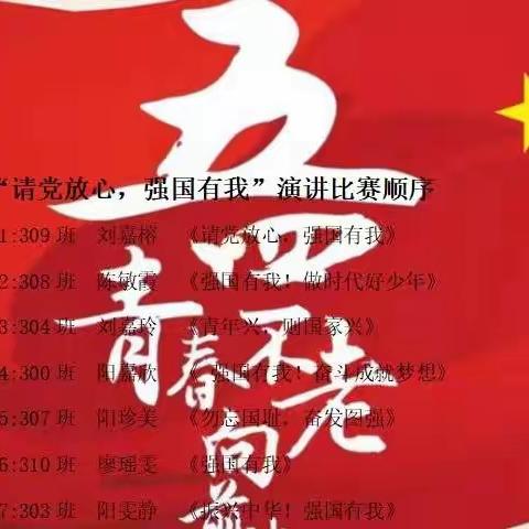 衡南县向阳联合学校主校区“红心颂党恩 ·喜迎二十大暨新时代好少年·强国有我”主题读书教育活动：演讲、征文