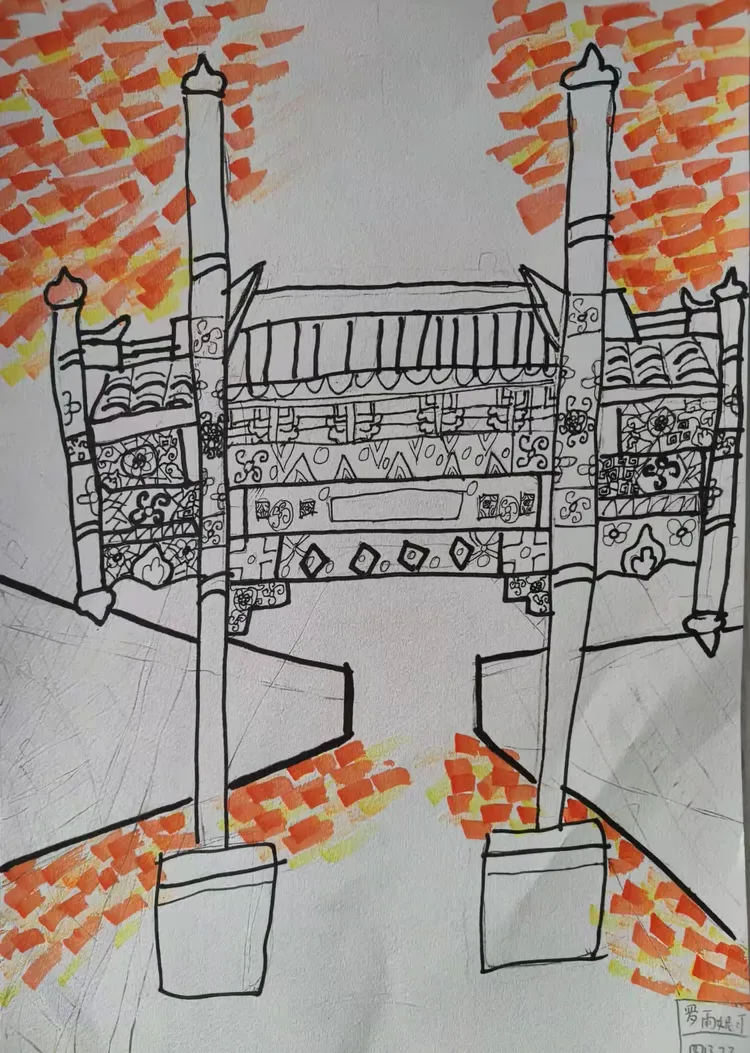 班《画牌楼》优秀作品