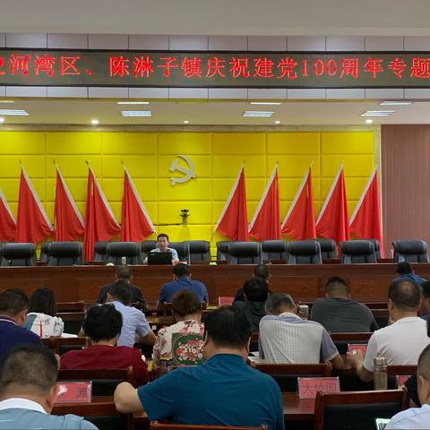 「传承红色基因     勇担职责使命 」陈淋子镇庆祝建党100周年专题党课