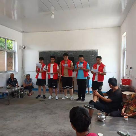 青春暖夕阳～爱筑幸福院：大学生志愿者走进寨里镇孔埠村幸福院