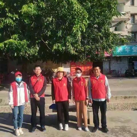 昌江县退役军人事务局组织志愿者开展创建文明城市问卷入户调查