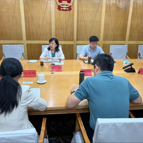 洪露副区长主持召开泉城路商业街发展研讨会