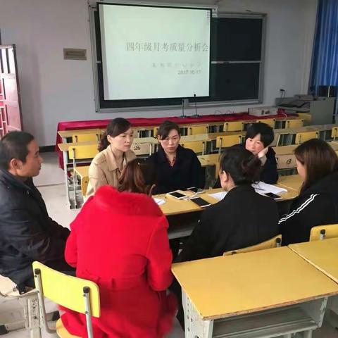 朱寨镇中心小学阶段测试质量分析会