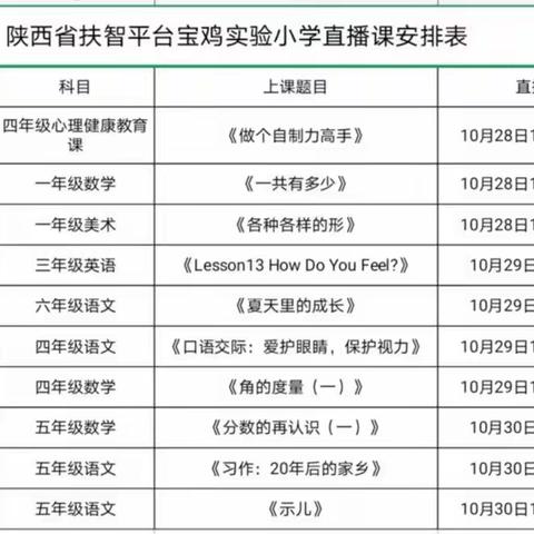 “扶智平台”网络教研促成长杨家岭福州希望小学网络直播观摩学习宝鸡实验小学数学优质课