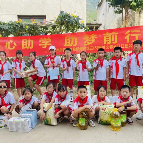 爱心助学，助梦前行    ———衢州市实验学校教育集团新湖校区三(5)班兰之馨分队红色公益活动