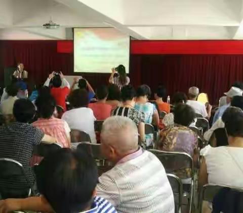 市委讲师团到虎台街道，学习习近平总书记“七一”讲话精神讲座