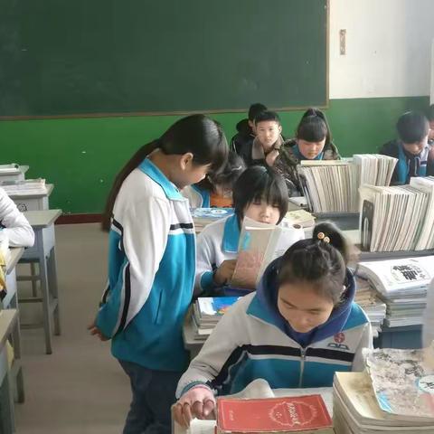 孙堡营中学九年级三班日常一角