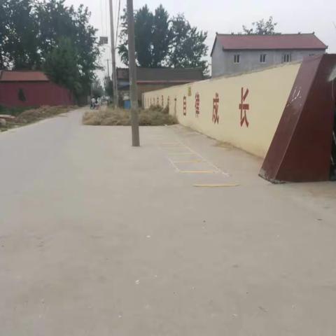 花开烂漫时，学生开学日————李村镇白庙小学开学进行时