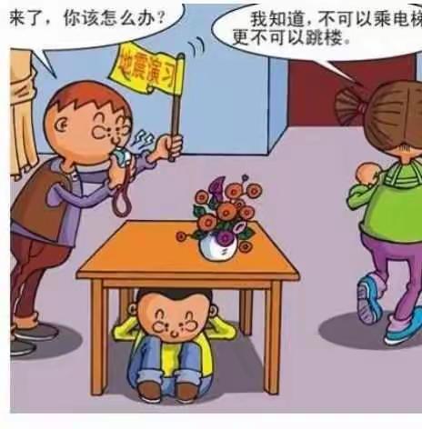 底张中心幼儿园大二班安全小课堂——防震演练