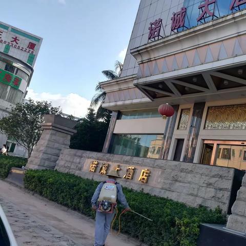 福城街道首誉花园“登革热”疫点消杀情况