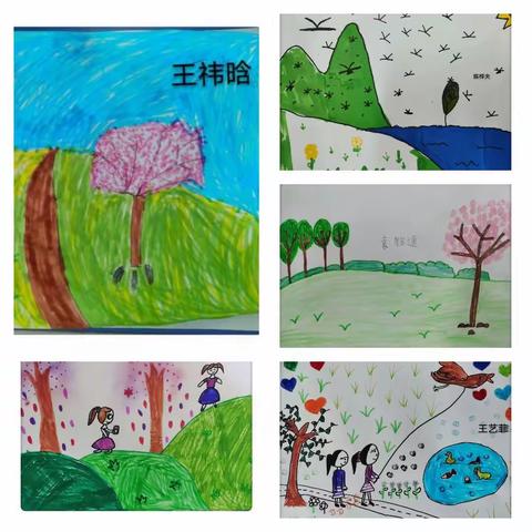 童心绘春天——“庆六一”二七区兴华共同体“我们眼里的春天”学生主题作品云展览