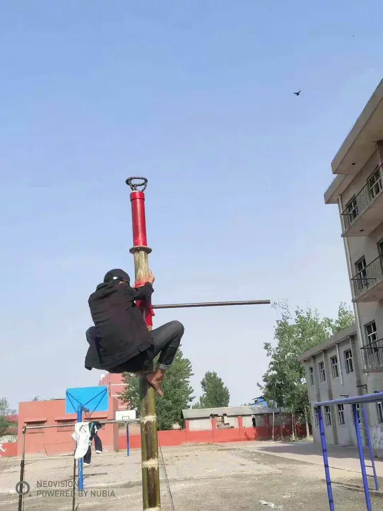 非物质文化进校园之左各庄杆会日常训练记