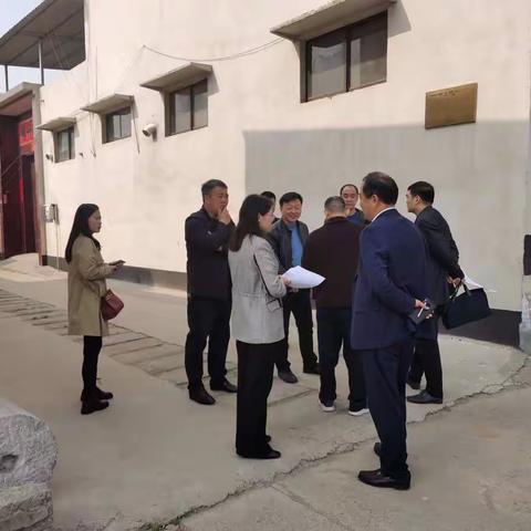 许昌市调研组对和尚桥镇楼张社区扶贫资产管理工作进行实地调研