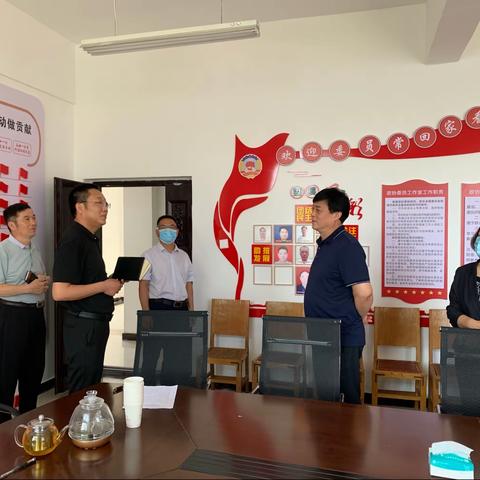 区政协主席朱俊峰到孟庙镇调研政协工作