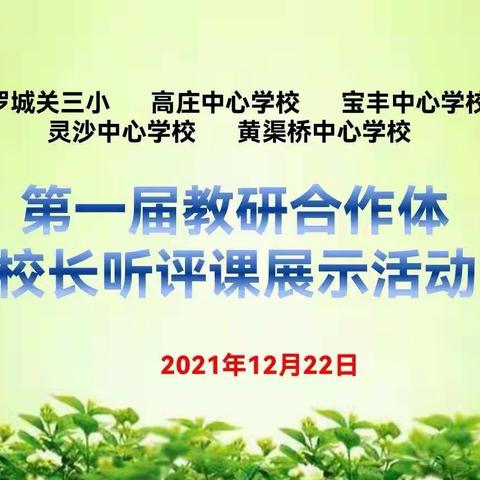 课堂指导促提升 观课评议展风采——平罗县城关第三小学第一届教研合作体校长听评课评选展示活动