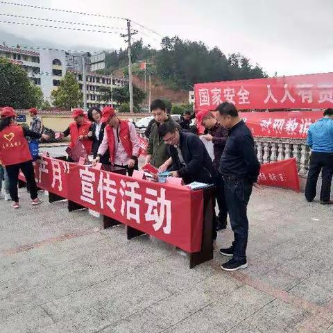 管前镇利用圩日宣传2019年春季动物防知识