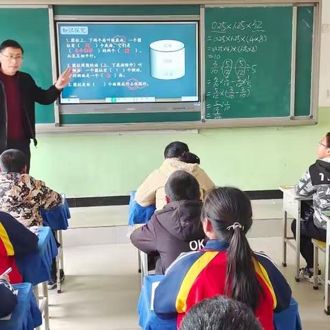 一堂接地气的示范课            ～～高湾小学六年级数学教研活动