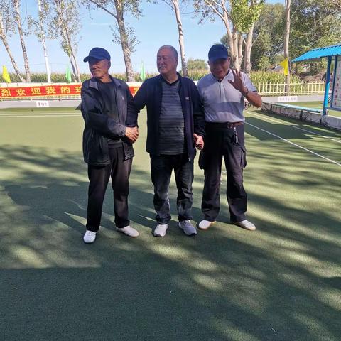 应邀参加富裕门球行