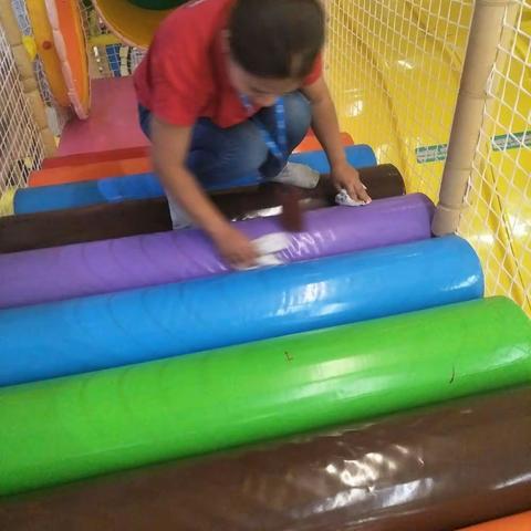 河源店 9月27日儿童区A班 （一尘不染）行动