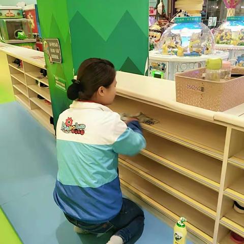 10月26日河源店（A班）儿童区（一尘不染）行动