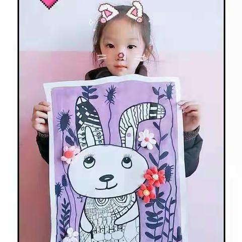 启航画画班作品展