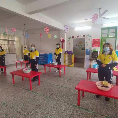 亮技能，展风采——肖岭乡中心幼儿园保育员技能大赛