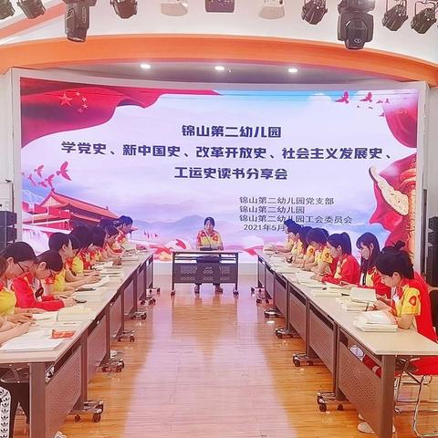 锦山第二幼儿园“学习百年党史 汲取奋进力量”党史学习教育读书分享会