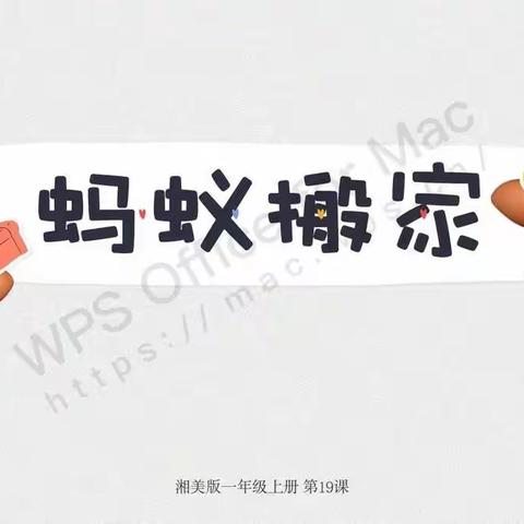 东凯小学2022一年级美术线上教学《蚂蚁搬家》