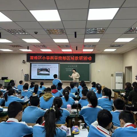 提升课堂中的思维含量——双桥区小学科学区域教研活动