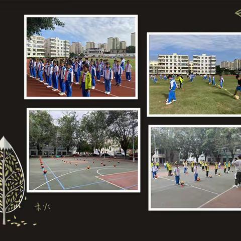 灵山镇中心学校十一月体育组青年教师汇报课