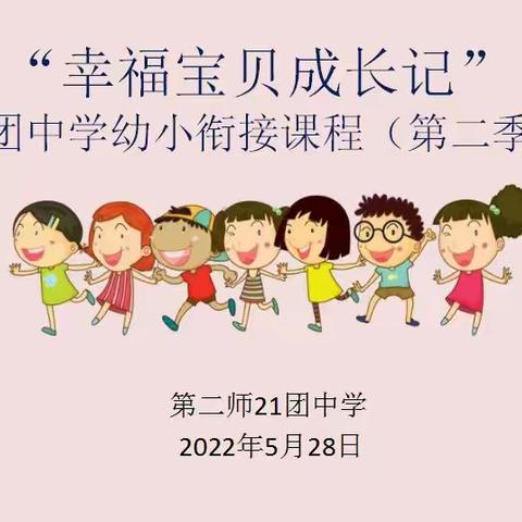 “幸福宝贝成长记”——21团中学幼小衔接课程（第二季）开课啦！