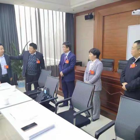 市领导莅临汲水镇代表团看望出席市第十四届人大六次会议人大代表