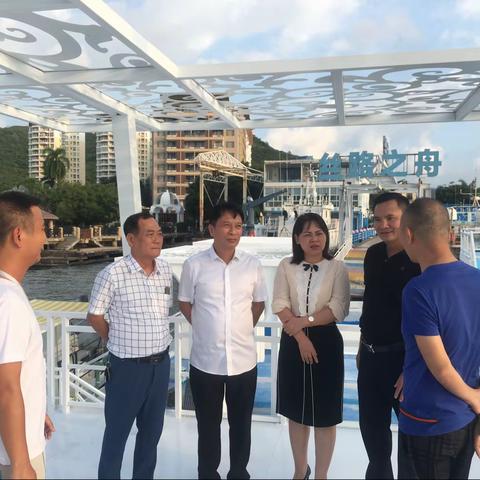 三亚农投集团副总经理詹李萍召开休闲渔业试点工作协调会