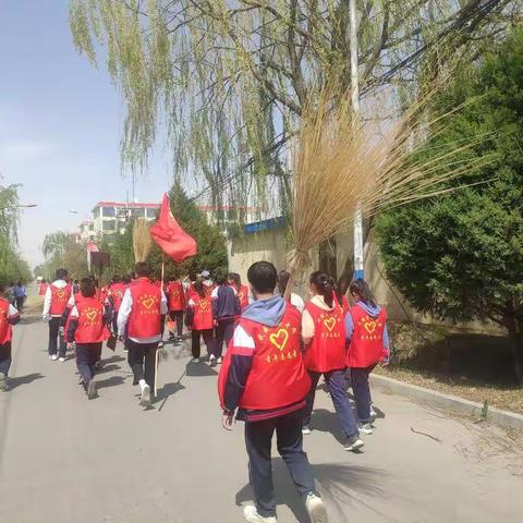 美丽黄羊是我家，洁净环境靠大家—— 武威七中开展党史学习教育，践行为民办实事