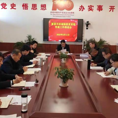 放城教育党建工作推进会