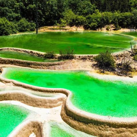 九寨沟神仙池《嫩恩桑措》（无人机拍摄20220708）