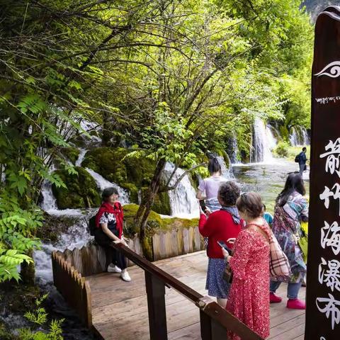 九寨沟-箭竹海瀑布（2022年7月11日拍摄）