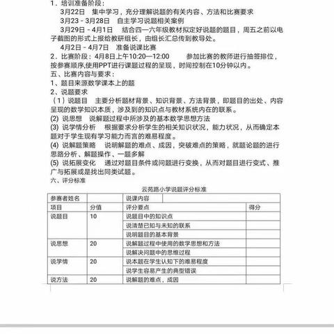 【解放·云苑】聚焦说题，共促教研——青年教师说题比赛