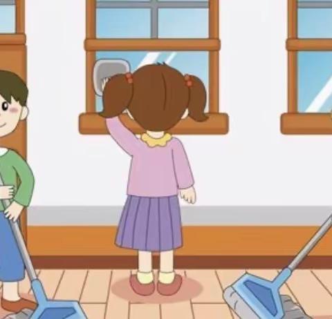 开学大扫除，“净”待新学期——泉河头镇罗文口中心小学卫生大扫除