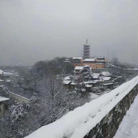 南京雪景