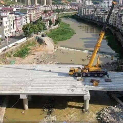 大田县城乡建设品质提升攻坚战役-澹多桥项目全力冲刺建设