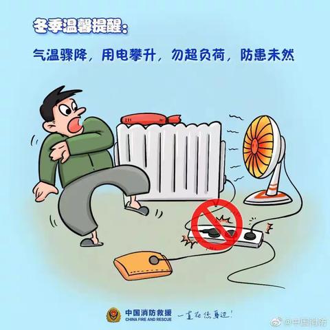 奥城万象服务黔龙御园物业服务中心温馨提醒您：天气渐凉用电增加，隐患自查莫大意。