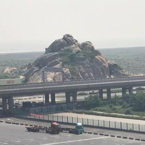 参观洋山深水港看祖国的现代化建设