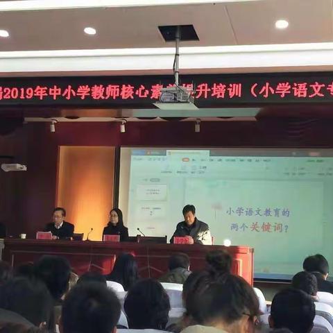 2019年中小学教师核心素养提升培训心得体会