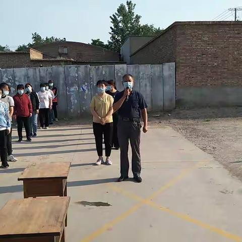 开学演练             等你归来 ——   王均中心小学六一返校复课模拟演练