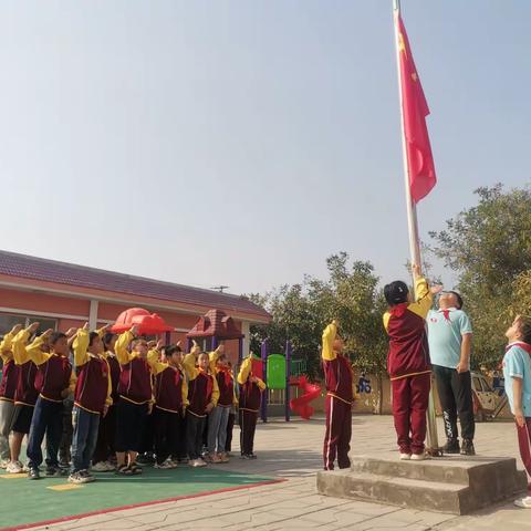 “小小祝福心，浓浓爱国情”—北白滩学校