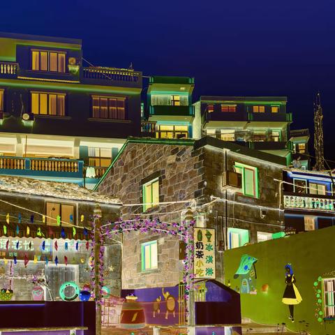 “彩虹洒落的地方”—小箬村