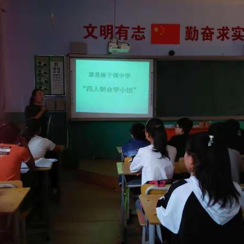 榛子镇中学七年级8班合作学习小组主题班会   翟海静