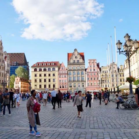 中欧之旅～～ 美丽有趣的小城.弗罗兹瓦夫（2018 .5.20）